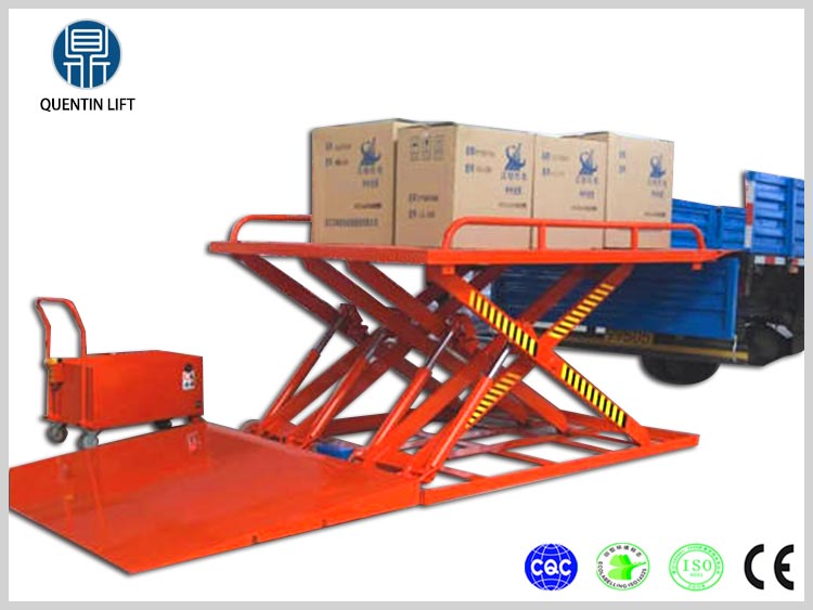 6 meters electric scissor lift platform used for aerial work