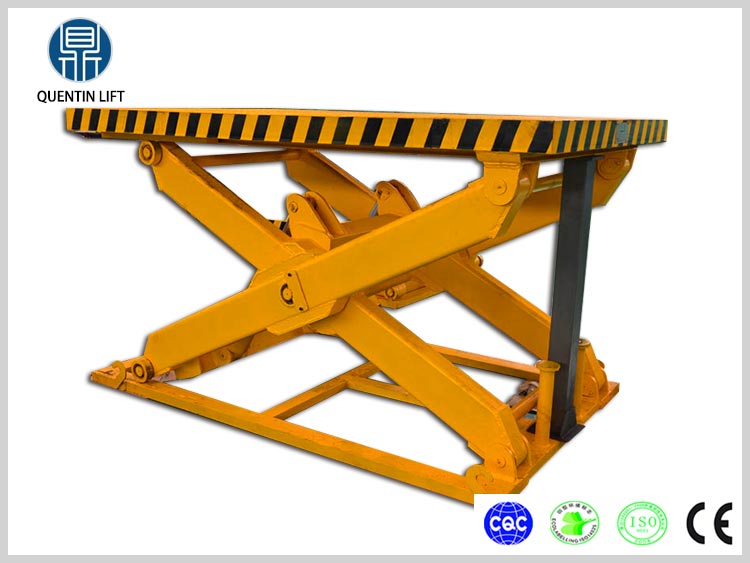 6 meters electric scissor lift platform used for aerial work