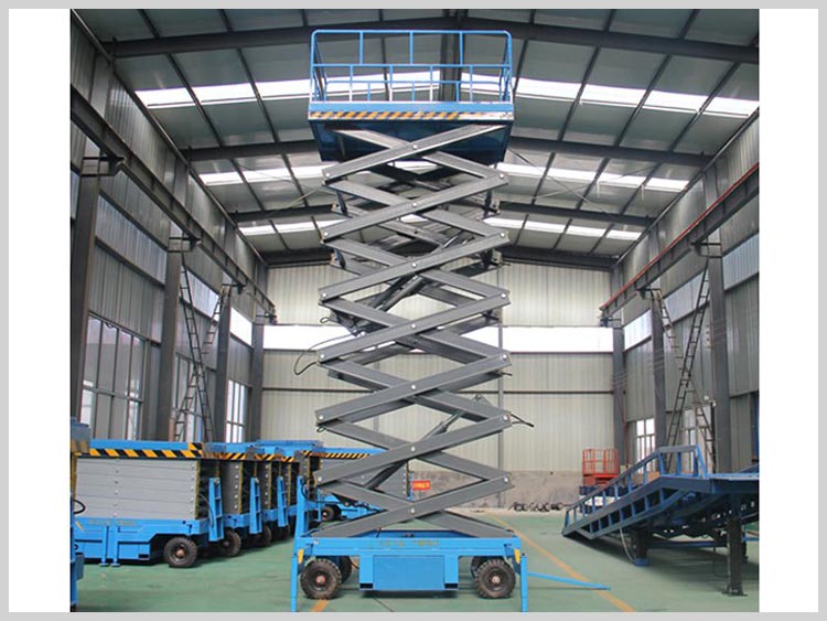 6 meters electric scissor lift platform used for aerial work