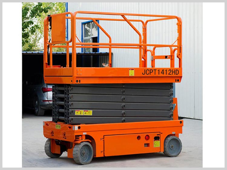 6 meters electric scissor lift platform used for aerial work