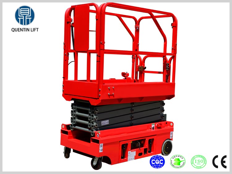 6 meters electric scissor lift platform used for aerial work