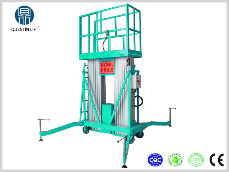 6 meters electric scissor lift platform used for aerial work