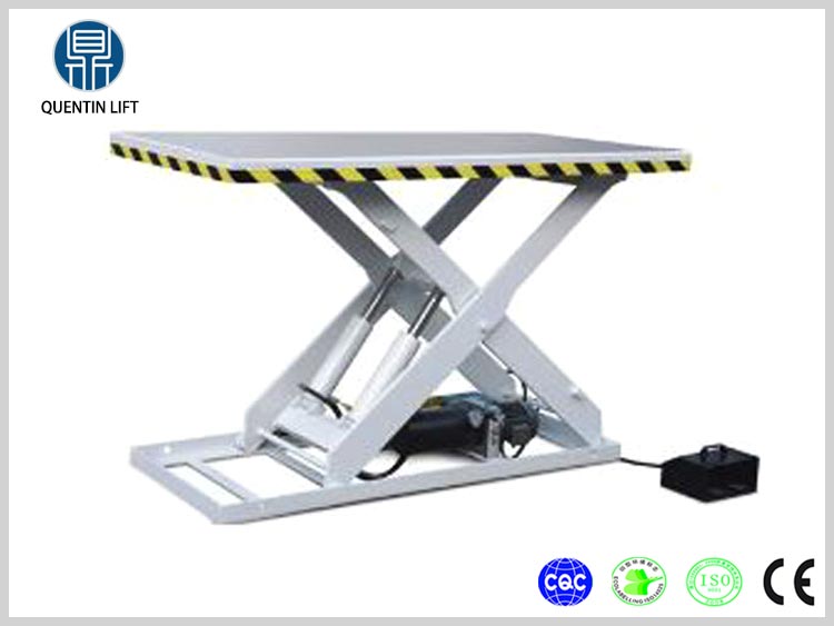 6 meters electric scissor lift platform used for aerial work