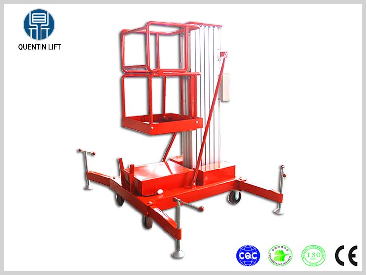 6 meters electric scissor lift platform used for aerial work