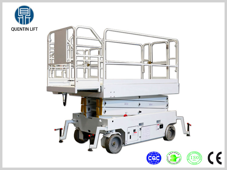 6 meters electric scissor lift platform used for aerial work