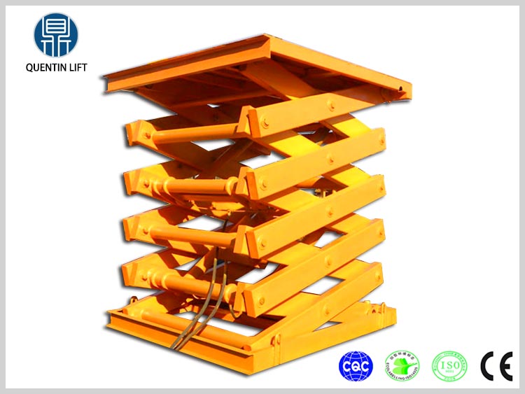 6 meters electric scissor lift platform used for aerial work