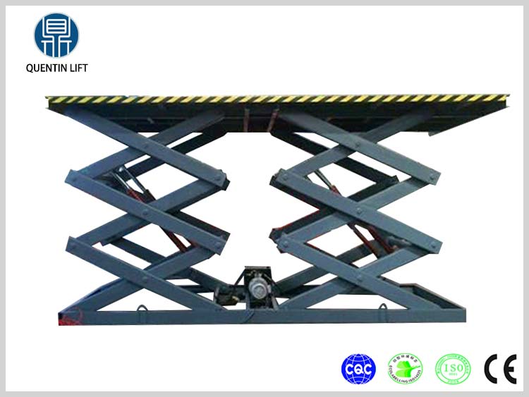 6 meters electric scissor lift platform used for aerial work