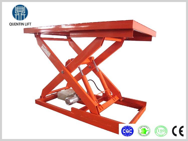 6 meters electric scissor lift platform used for aerial work