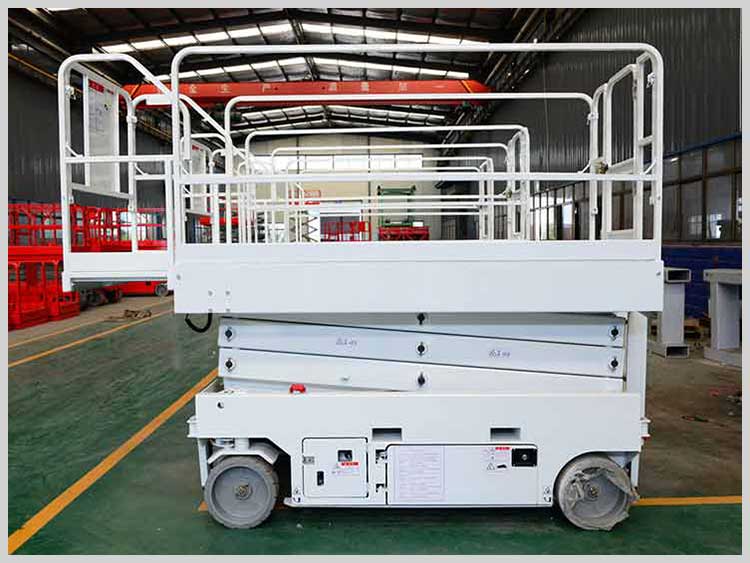 6 meters electric scissor lift platform used for aerial work