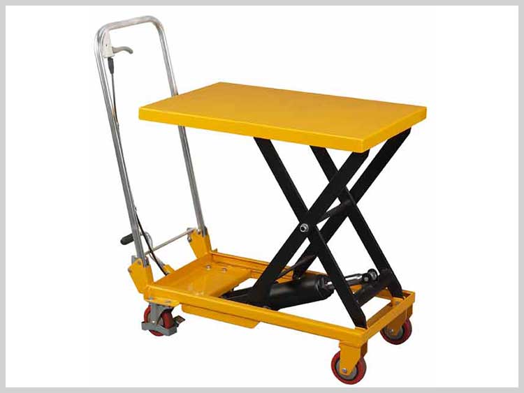 6 meters electric scissor lift platform used for aerial work