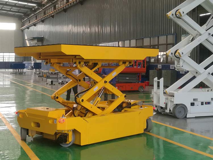 6 meters electric scissor lift platform used for aerial work