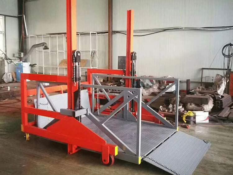 6 meters electric scissor lift platform used for aerial work