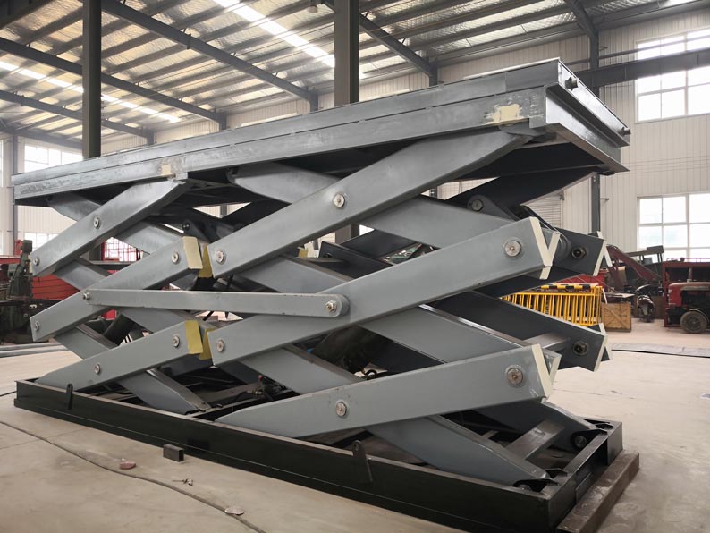 6 meters electric scissor lift platform used for aerial work