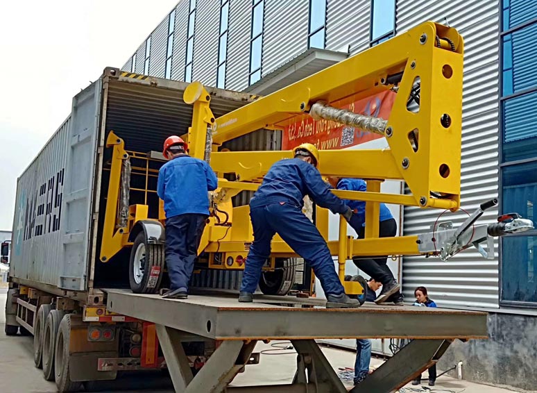 6 meters electric scissor lift platform used for aerial work