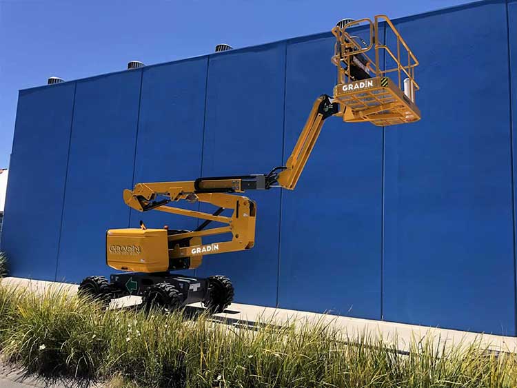 6 meters electric scissor lift platform used for aerial work