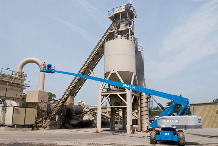 6 meters electric scissor lift platform used for aerial work