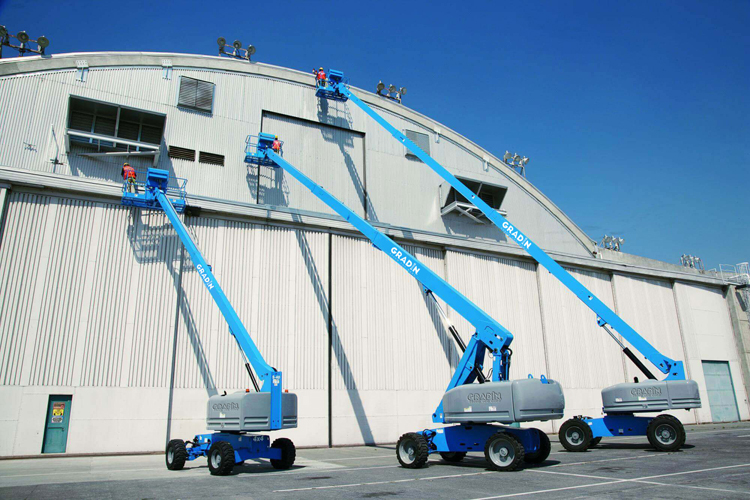6 meters electric scissor lift platform used for aerial work