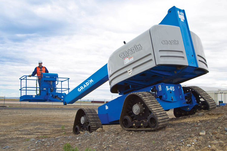 6 meters electric scissor lift platform used for aerial work