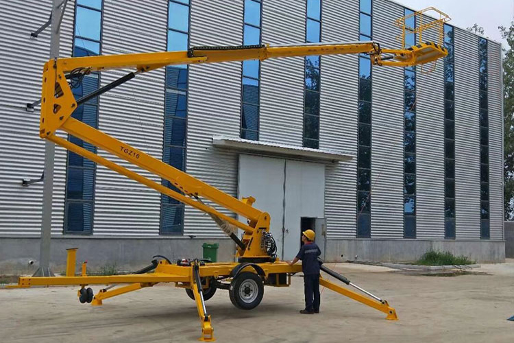 6 meters electric scissor lift platform used for aerial work