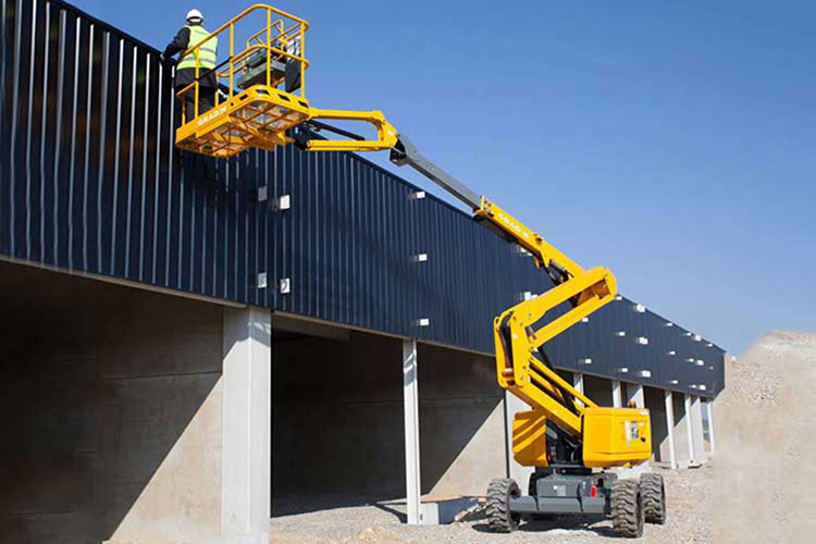 6 meters electric scissor lift platform used for aerial work