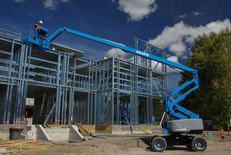 6 meters electric scissor lift platform used for aerial work