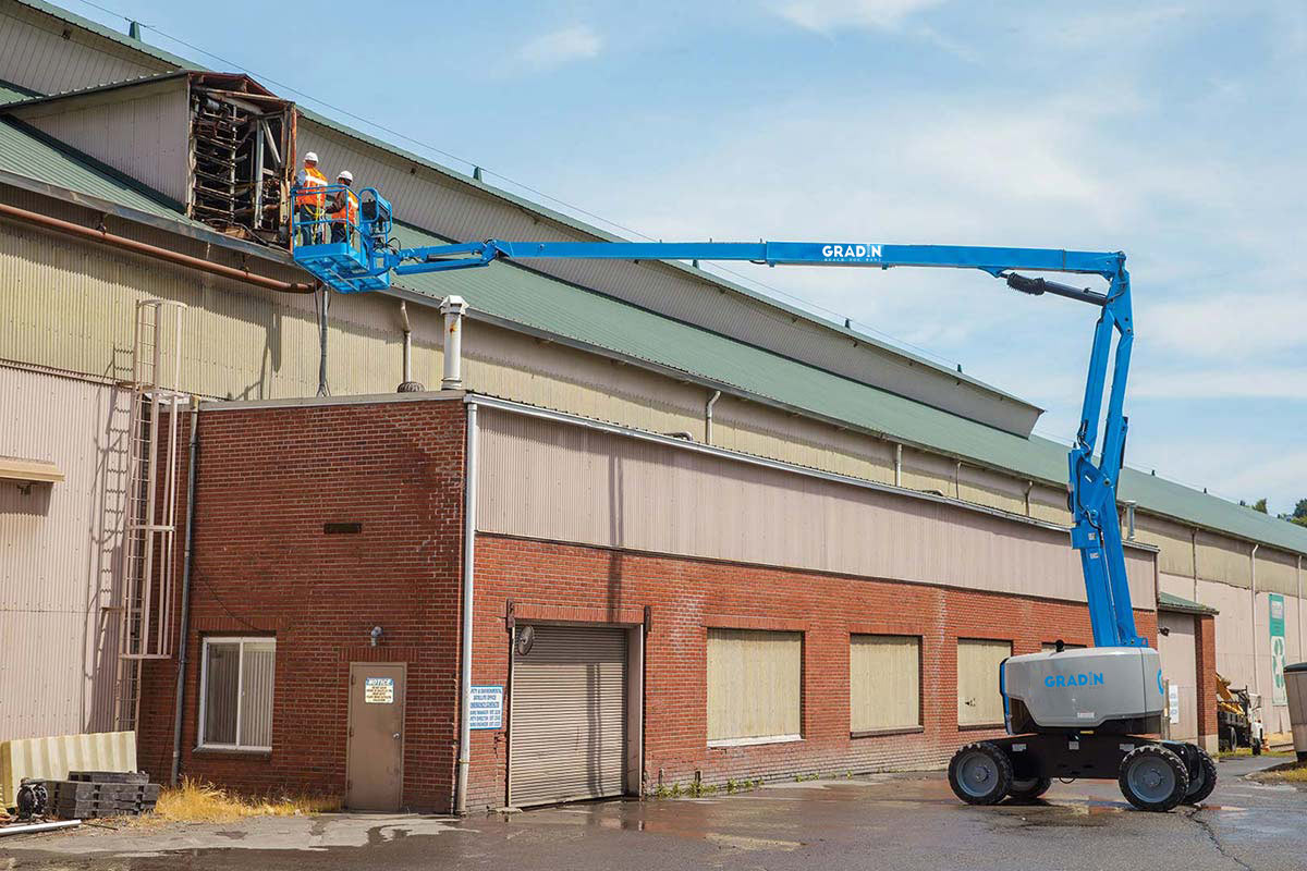 6 meters electric scissor lift platform used for aerial work