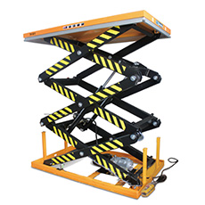 6 meters electric scissor lift platform used for aerial work