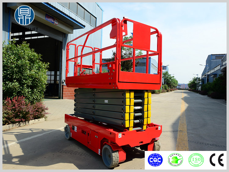 6 meters electric scissor lift platform used for aerial work