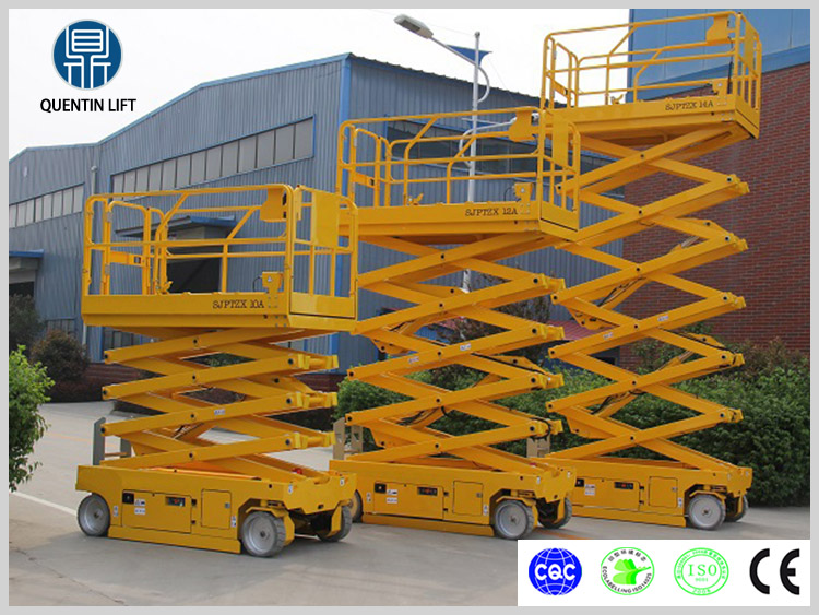 6 meters electric scissor lift platform used for aerial work