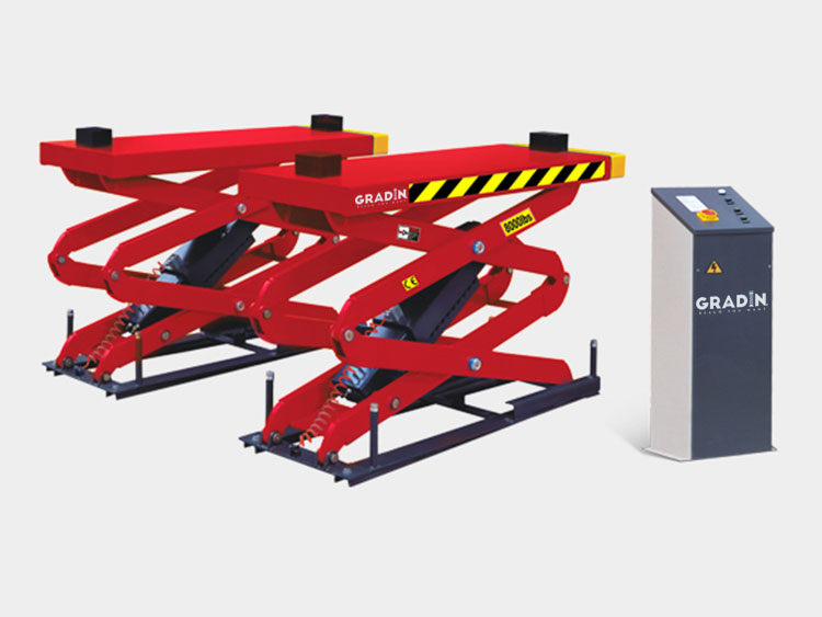 6 meters electric scissor lift platform used for aerial work