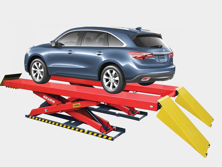 6 meters electric scissor lift platform used for aerial work